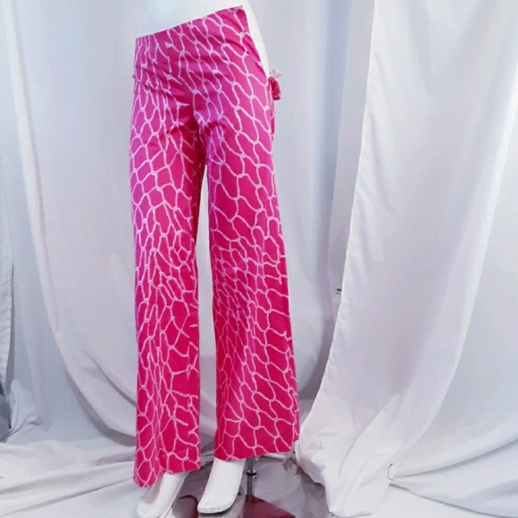 Lilly Pulitzer Pants & Jumpsuits Lilly Pulitzerhot Pink Rope Print